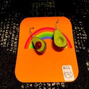 Avacado Drop Earrings